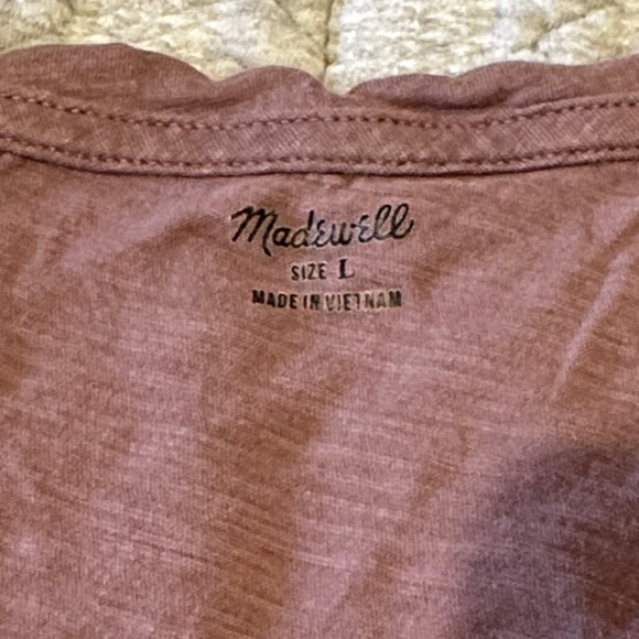 Madewell V-Neck Tank Top - Dusty Purple - Picture 2 of 3